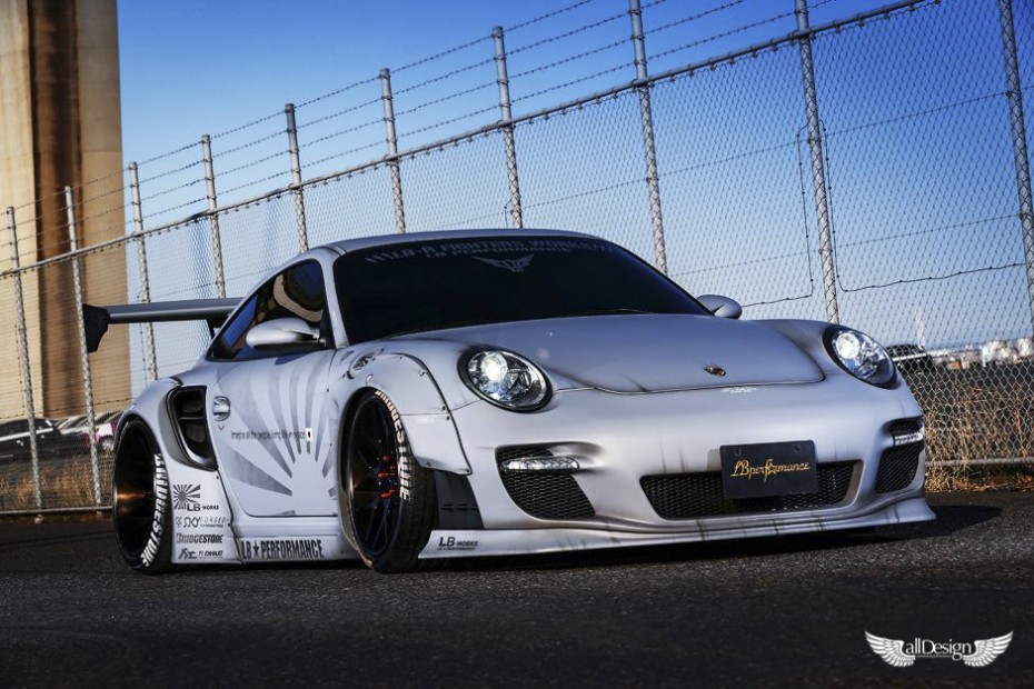 Wide Body Kit Liberty Walk Porsche 911 997 LB Works AllDesign