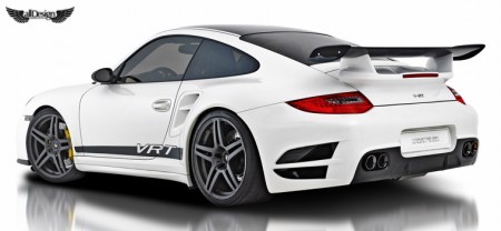 Porsche 911 Turbo 997 V-RT Vorsteiner Defensa Trasera MK2 en Fibra de Carbono