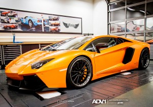 Lamborghini Aventador + Llantas ADV.1 ADV15 Track Spec SuperLight