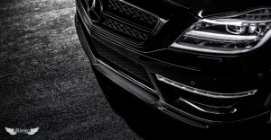 Spoiler Delantero Vorsteiner en Fibra de Carbono para Mercedes CLS 63 AMG