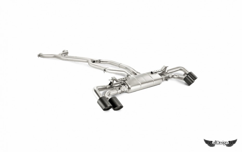 Embellecedor De Escape Redondo Para Porsche Cayenne 958 V8 Gasolina (2010-2014), Acero Inoxidable TOPAZ